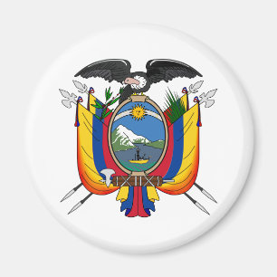 Symbol för Ecuador officiellt vapensköldheraldik Magnet