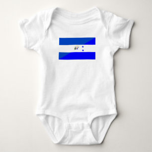 symbol för El Salvador honduras halvt flaggaland T-shirt