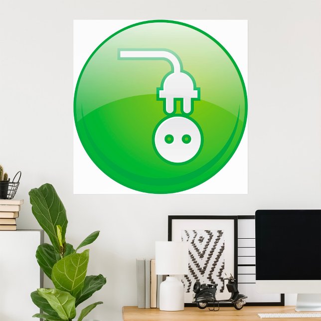 Symbol för elektrisk strömkontakt poster (Skapare uppladdad)
