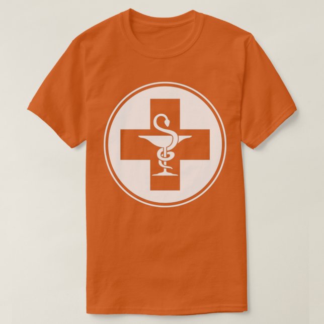 Symbol för farmaceut t shirt (Design framsida)