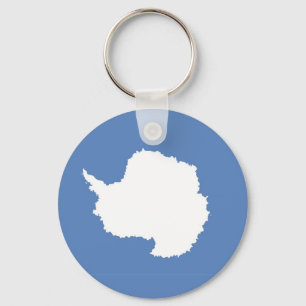 Symbol för flagga av Antarktis Nyckelring