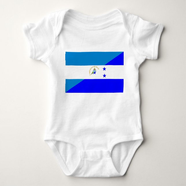 symbol för flagga för nicaragua honduras t-shirt (Framsida)