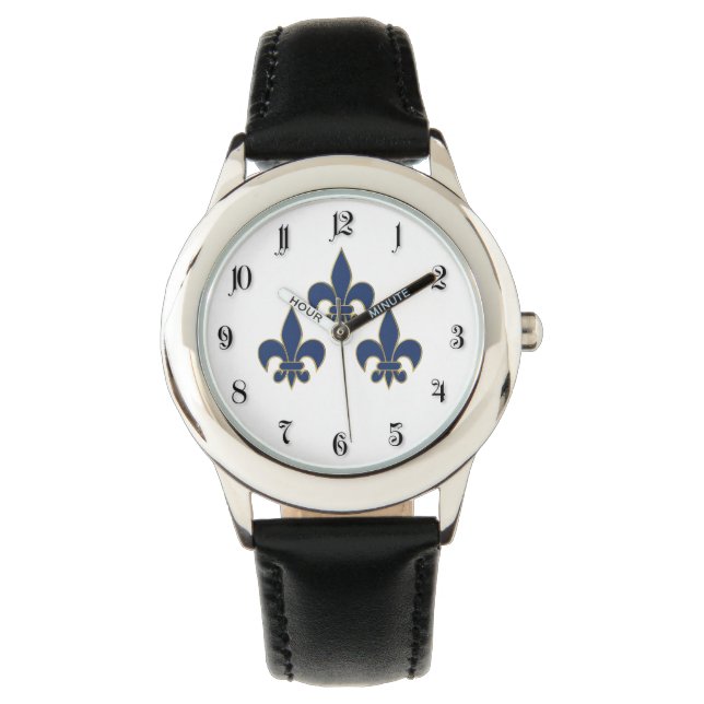 Symbol för Fleur de Lis Armbandsur (Framsida)