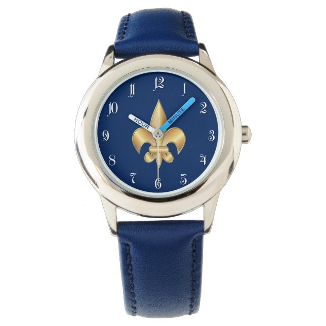 Symbol för Fleur de Lis Armbandsur (Framsida)