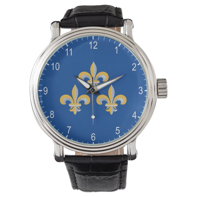 Symbol för Fleur de Lis Armbandsur (Framsida)