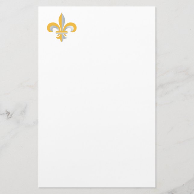 Symbol för Fleur de Lis Brevpapper (Framsida)