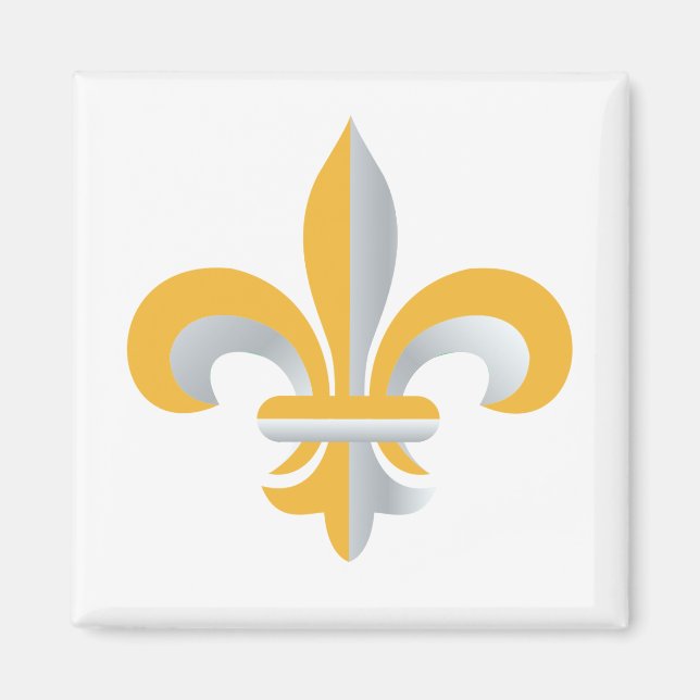 Symbol för Fleur de Lis Magnet (Framsidan)