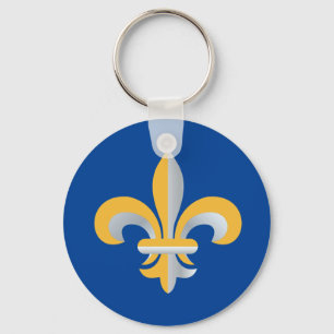 Symbol för Fleur de Lis Nyckelring