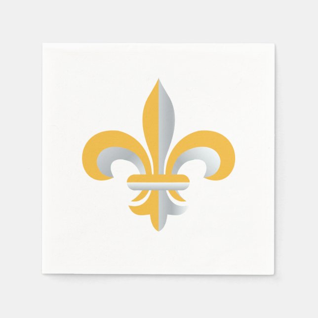 Symbol för Fleur de Lis Pappersservett (Framsidan)