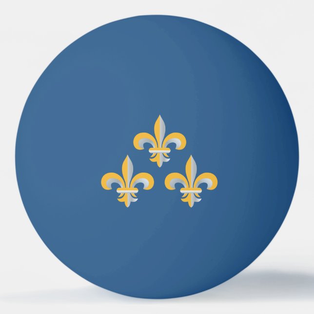 Symbol för Fleur de Lis Pingisboll (Framsidan)