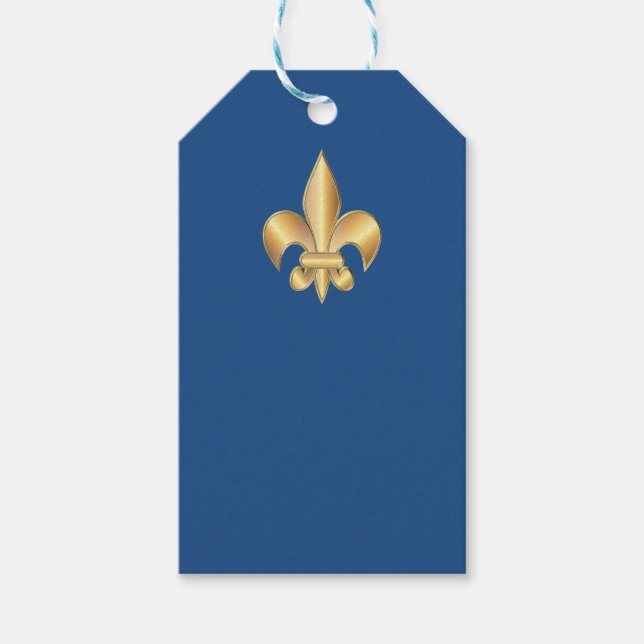 Symbol för Fleur de Lis Presentetikett (Framsidan)
