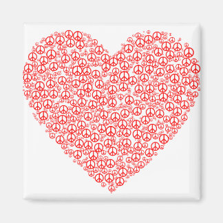 symbol för fred kärlek magnet