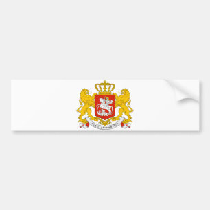 Symbol för Georgia officiellt vapensköldheraldik Bildekal