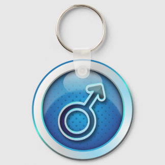 Symbol för glansig gender i nyckelkedjan nyckelring