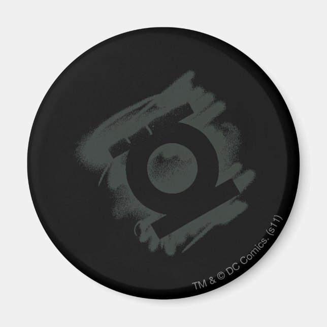 Symbol för grönt av mönster magnet (Framsidan)