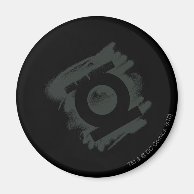 Symbol för grönt av mönster magnet (Framsidan)