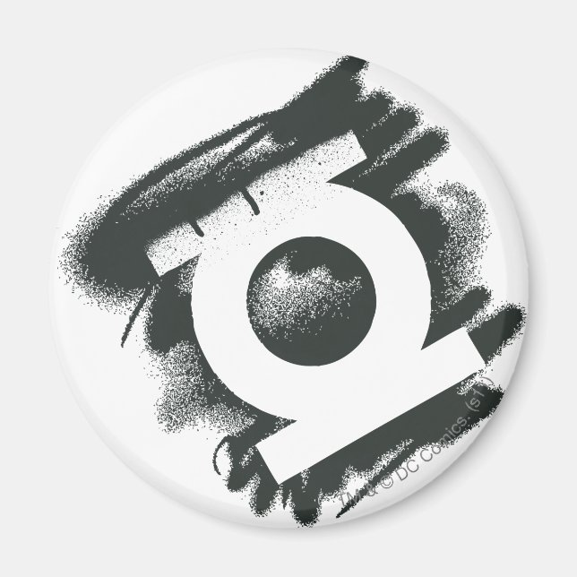 Symbol för grönt av mönster magnet (Framsidan)