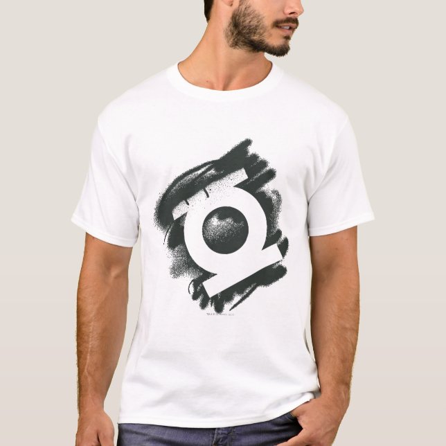Symbol för grönt av mönster tee (Framsida)