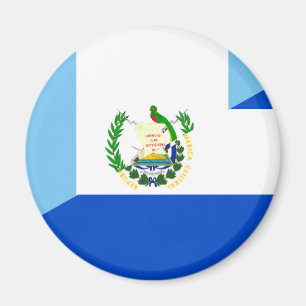symbol för guatemala El Salvador halvt flaggaland Magnet