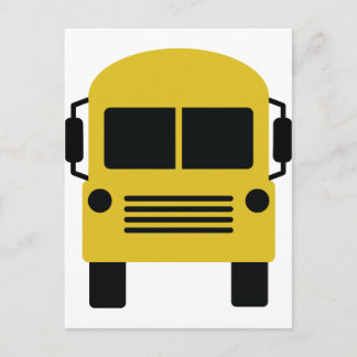Symbol för gult i buss vykort