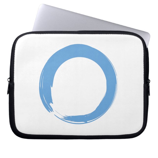 Symbol för Himlar Blue Zen Laptop Sleeve (Framsidan)
