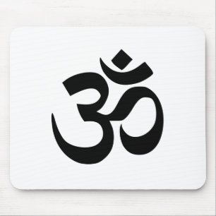 Symbol för Hinduism (ohm) Musmatta