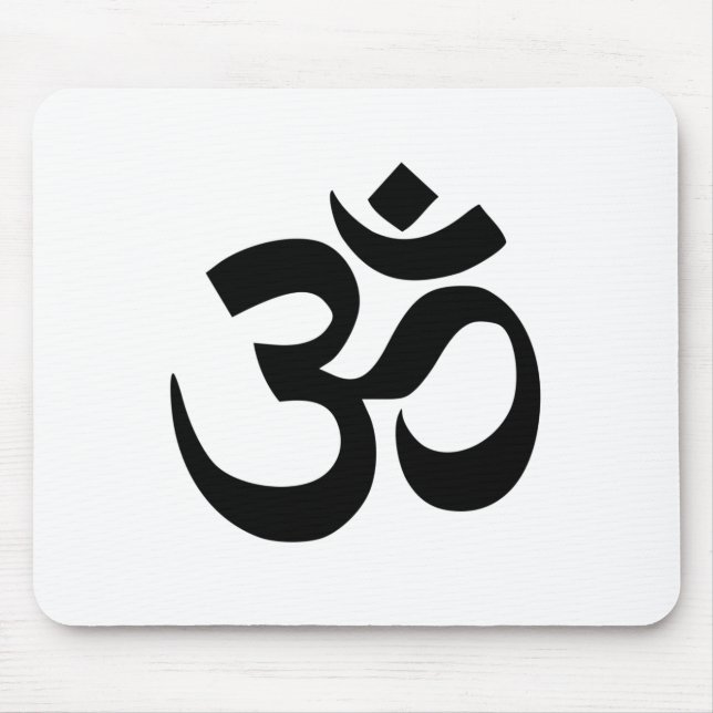 Symbol för Hinduism (ohm) Musmatta (Framsidan)