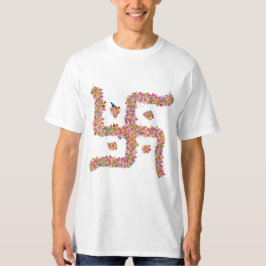 Symbol för Hindus blommahakkors T-shirt