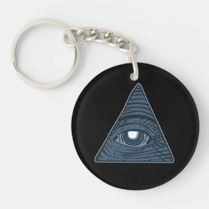 Symbol för Illuminati Alla som ser Öga Pyramid