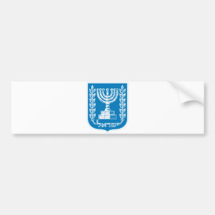 Symbol för Israel officiellt vapensköldheraldik Bildekal