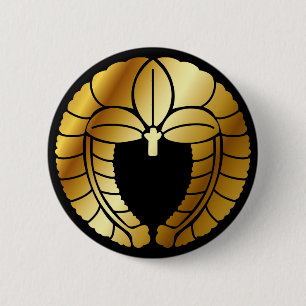 Symbol för japansk familjefäst (KAMON) Knapp