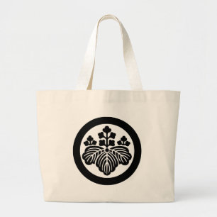 Symbol för japansk Family Crest KAMON Jumbo Tygkasse