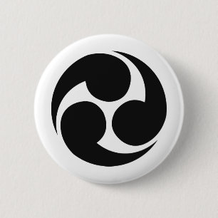 Symbol för japansk Family Crest KAMON Knapp