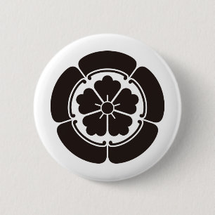 Symbol för japansk Family Crest KAMON Knapp