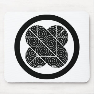 Symbol för japansk Family Crest KAMON Musmatta