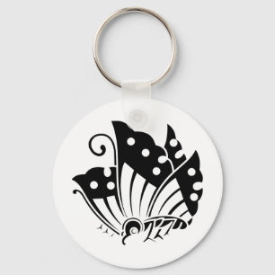 Symbol för japansk Family Crest KAMON Nyckelring