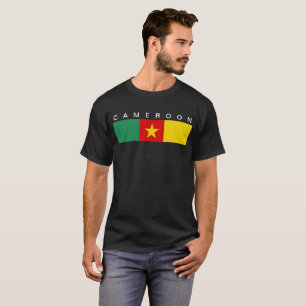 Symbol för Kamerunlandflagga long T Shirt