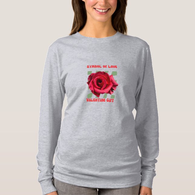 Symbol för Kärlek - Alla hjärtans dag T Shirt (Framsida)