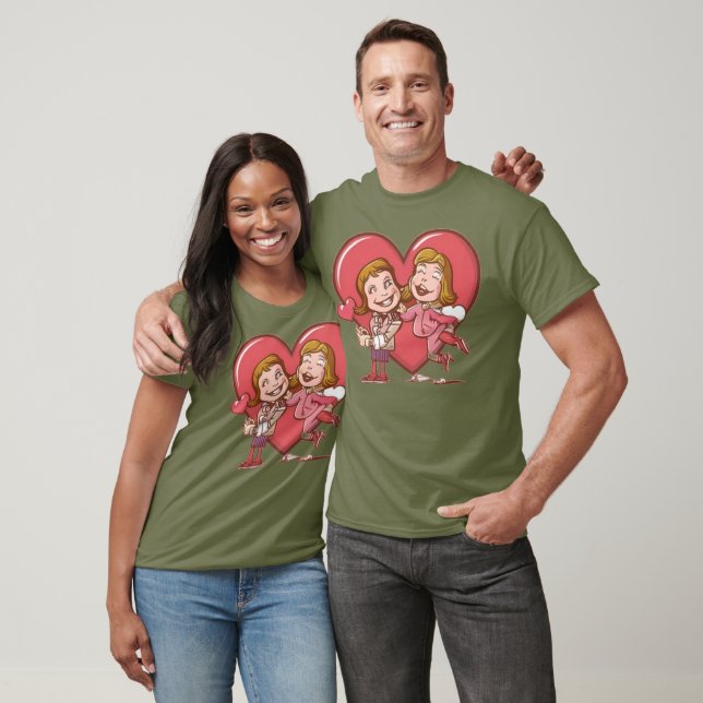 Symbol för Kärlek T Shirt (Unisex)