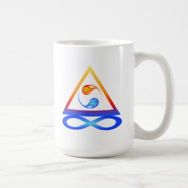 Symbol för Kärlek-Twin-flamsymbol- Kaffemugg