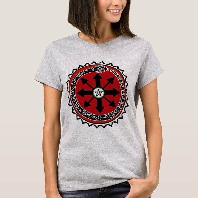 Symbol för köksfartyg för Chaos T-shirt (Framsida)