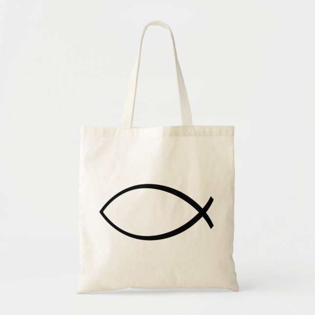 Symbol för kristen fisk (Ichthys) Tygkasse (Framsidan)
