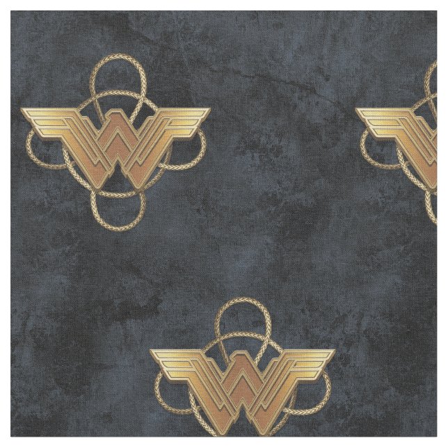  symbol för kvinnans Guld över lasso Tyg (Närbild)