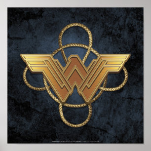 Symbol för kvinnor i Guld över lasso Poster