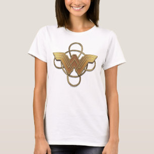 Symbol för kvinnor i Guld över lasso Tee