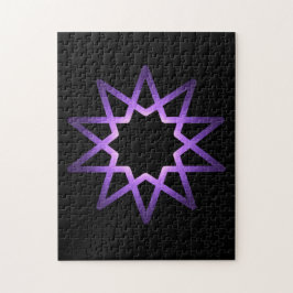 Symbol för Livets träd Lila Star Pussel