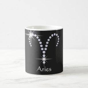 Symbol för ljusa diamanter kaffemugg