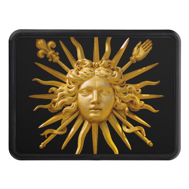Symbol för Louis XIV Sol Kung Dragkroksskydd (Framsidan)