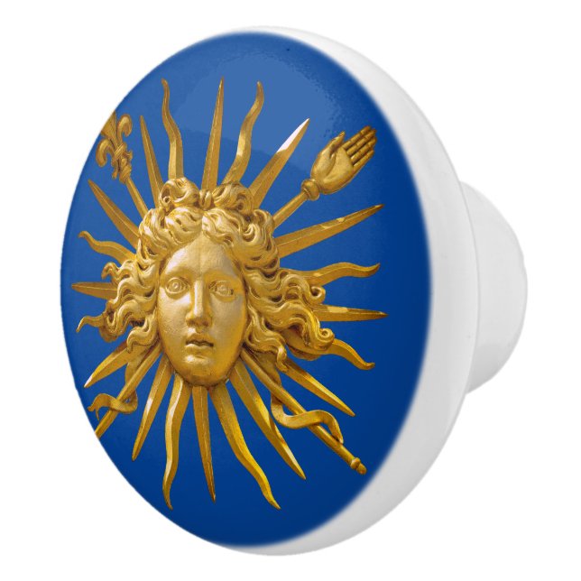 Symbol för Louis XIV Sol Kung Knopp (Höger)