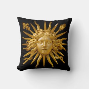 Symbol för Louis XIV Sol Kung Kudde